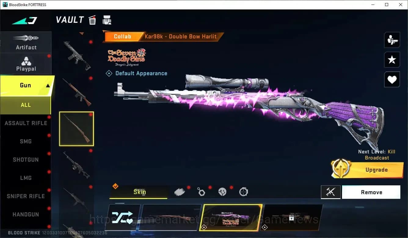 Blood Strike Accounts ASIA|MELE Kukri+Collab 7DS[M700-Elizabeth,AK47,Kar image 9