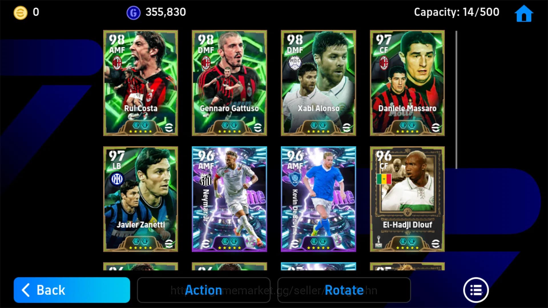 eFootball Accounts Power 3141 | Rui Costa Epic DB | Gennaro Gattuso E image 3