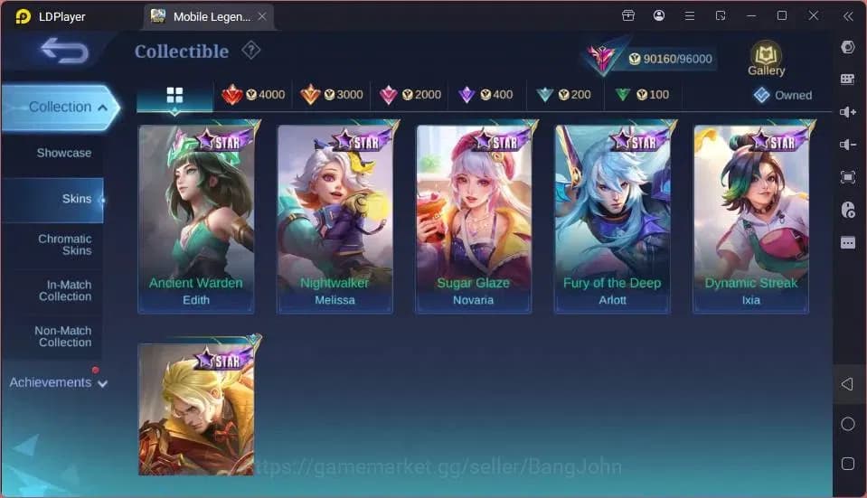 Mobile Legends: Bang Bang Accounts GLOBAL Hero 85 Skin 143 |Covenant Lesly|Dtamer[Val image 16