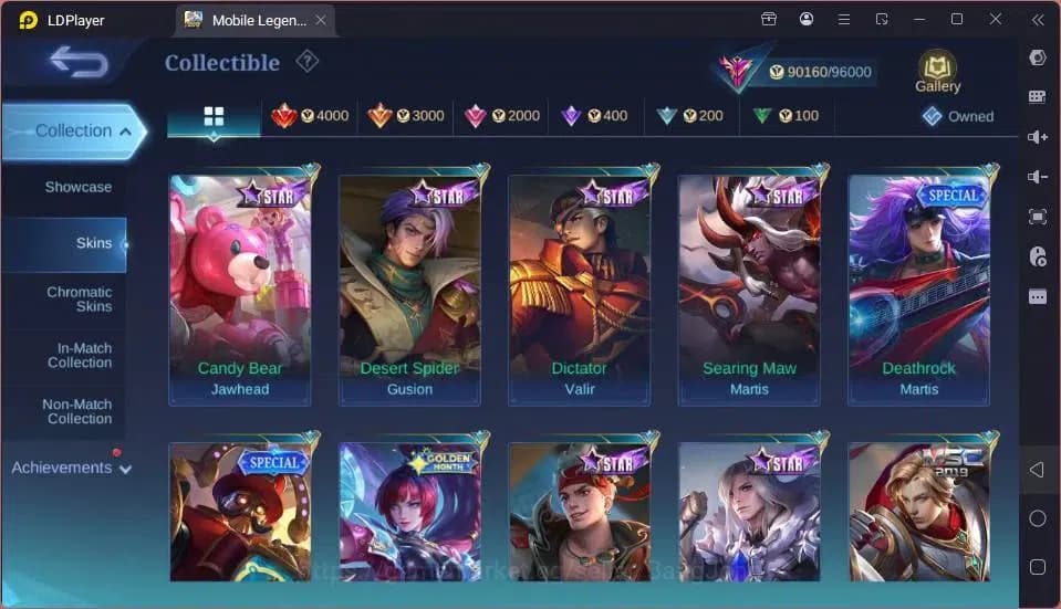 Mobile Legends: Bang Bang Accounts GLOBAL Hero 85 Skin 143 |Covenant Lesly|Dtamer[Val image 20