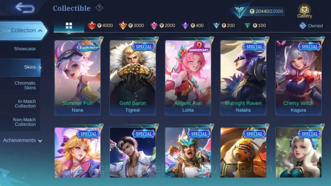 Mobile Legends: Bang Bang Accounts Global|Hero 55|Skin 84|Seasoned|Luckybox Karrie|Ga image 15