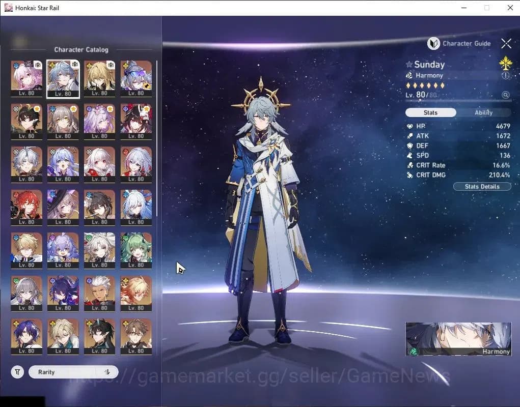 Honkai Star Rail Accounts Asia|TL 70|1,8K SJ|20 Limited|[The Herta,Sunday,Ev image 4
