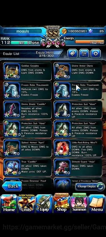 Grand Summoners Accounts Global|Rank 112|32 Ascend+12 TW|[Roy,Inumuta,Sayak image 17