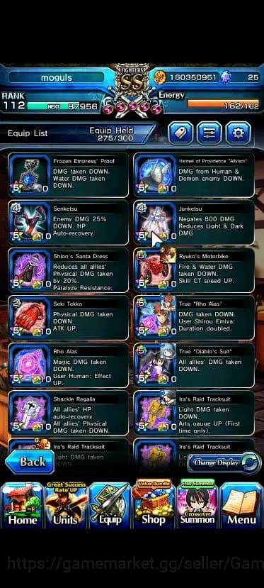 Grand Summoners Accounts Global|Rank 112|32 Ascend+12 TW|[Roy,Inumuta,Sayak image 18