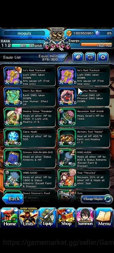 Grand Summoners Accounts Global|Rank 112|32 Ascend+12 TW|[Roy,Inumuta,Sayak image 19