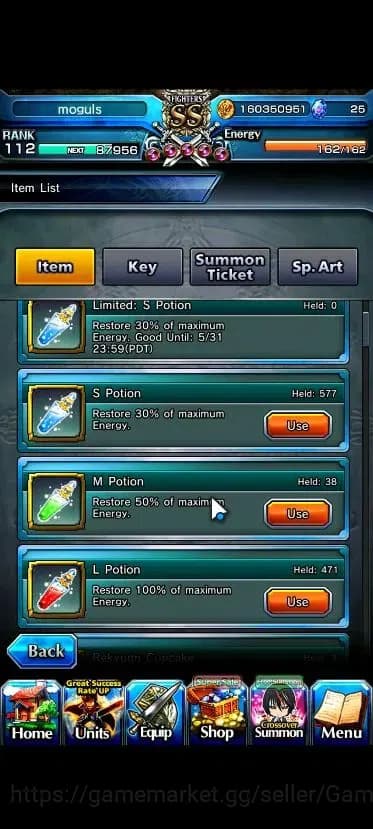 Grand Summoners Accounts Global|Rank 112|32 Ascend+12 TW|[Roy,Inumuta,Sayak image 2
