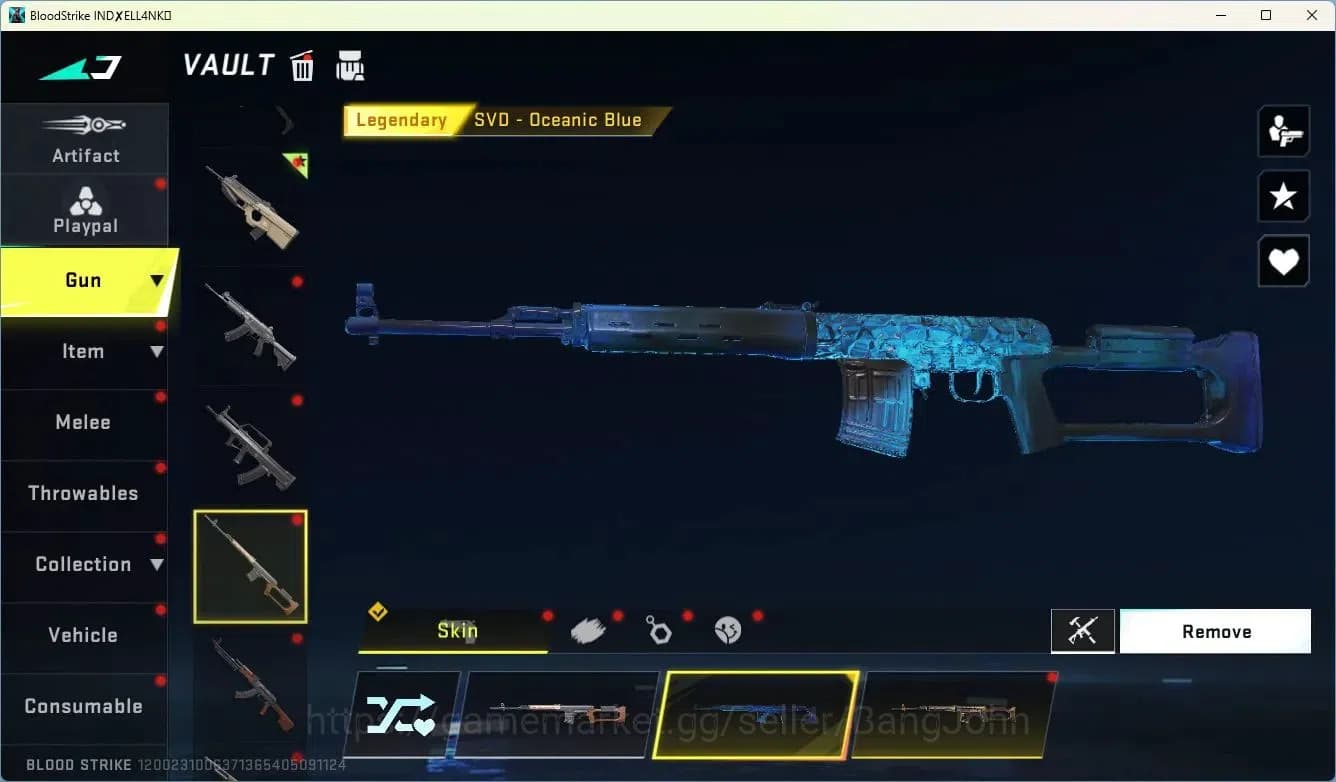 Blood Strike Accounts ASIA | Limited RPK-Vermilion Silence | 10 Legendar image 15