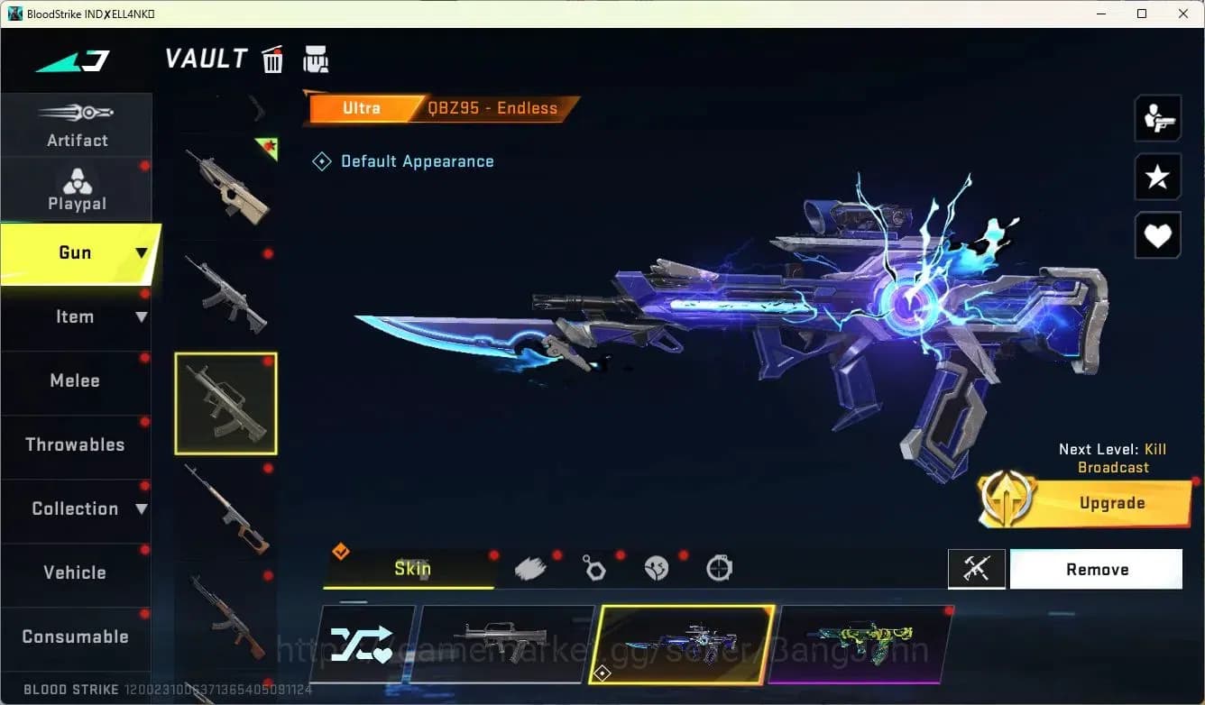 Blood Strike Accounts ASIA | Limited RPK-Vermilion Silence | 10 Legendar image 16