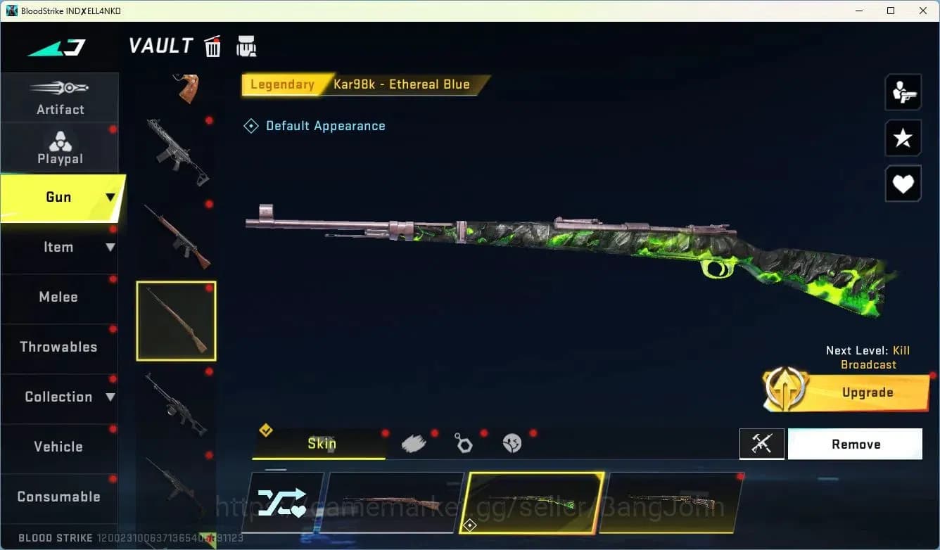 Blood Strike Accounts ASIA | Limited RPK-Vermilion Silence | 10 Legendar image 18