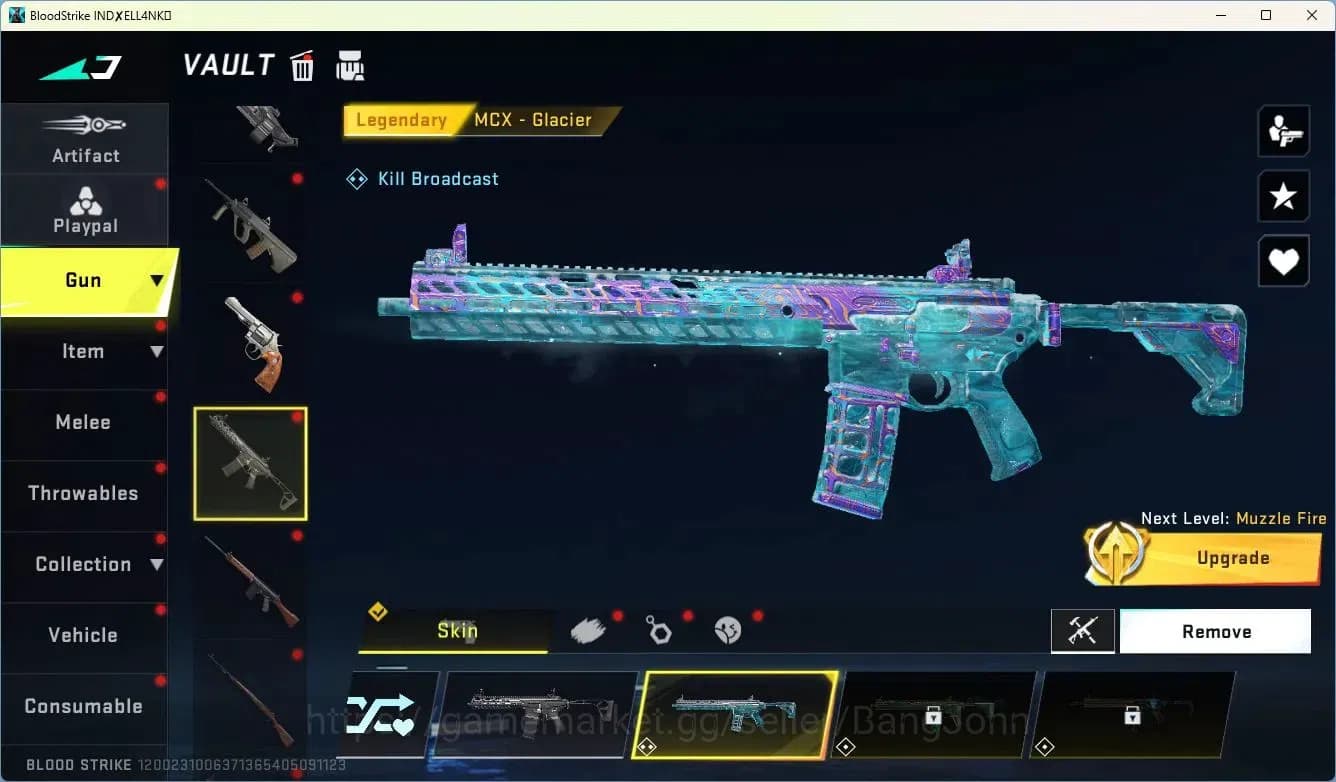 Blood Strike Accounts ASIA | Limited RPK-Vermilion Silence | 10 Legendar image 19