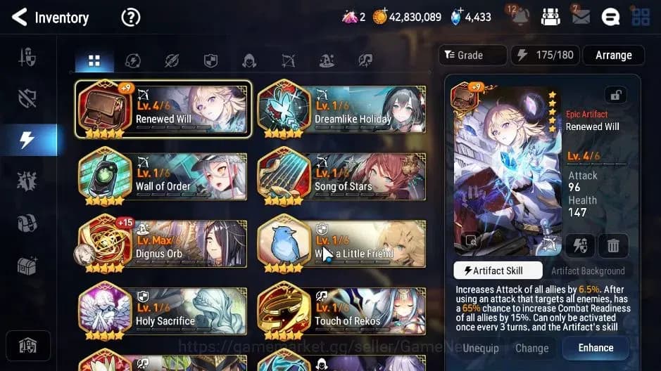 Epic Seven Accounts GLOBAL|UnVerif|6 ML(Salome,LOT Scales,Har Setti),S image 14