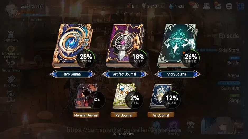 Epic Seven Accounts GLOBAL|UnVerif|6 ML(Salome,LOT Scales,Har Setti),S image 3