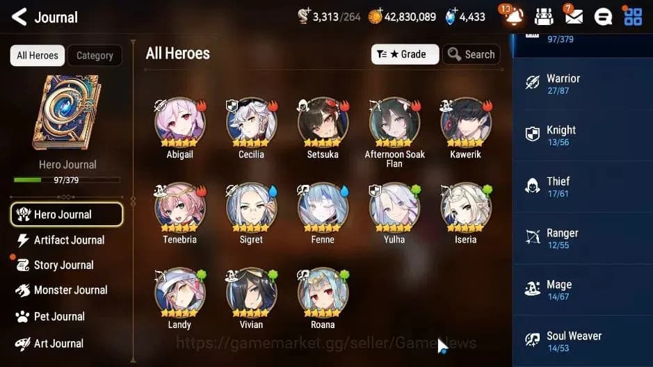 Epic Seven Accounts GLOBAL|UnVerif|6 ML(Salome,LOT Scales,Har Setti),S image 7