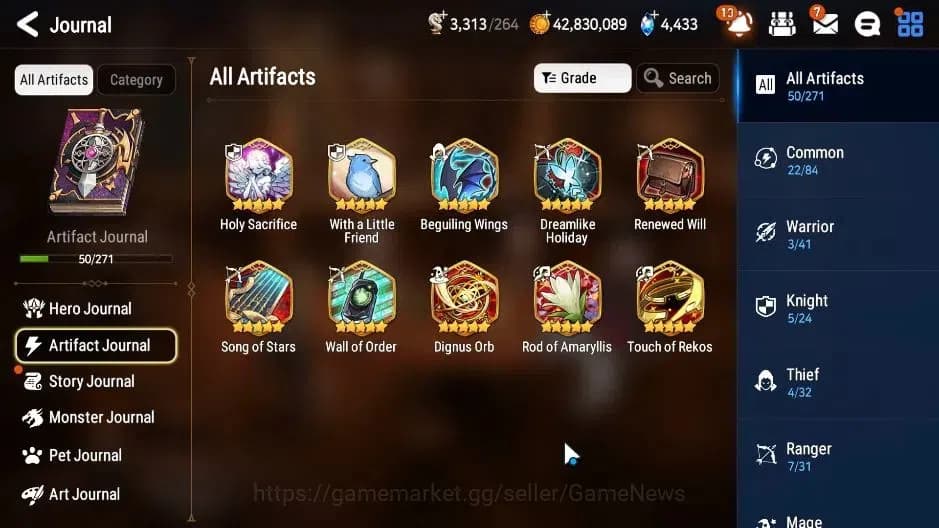 Epic Seven Accounts GLOBAL|UnVerif|6 ML(Salome,LOT Scales,Har Setti),S image 8