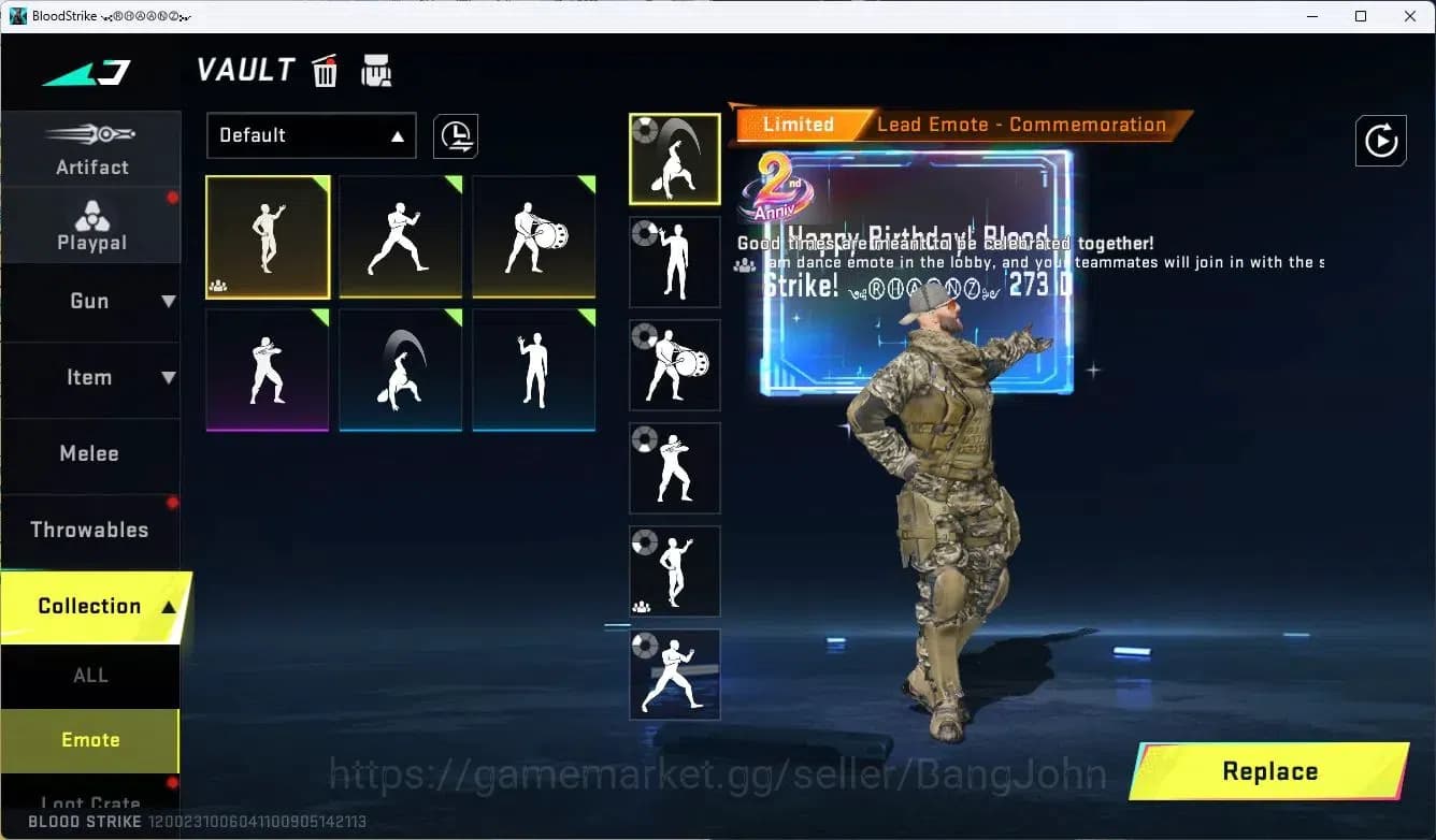Blood Strike Accounts ASIA |MELE,KATANA|COLLAB,MCX EVA|ULTRA,UMP45,VECTO image 11