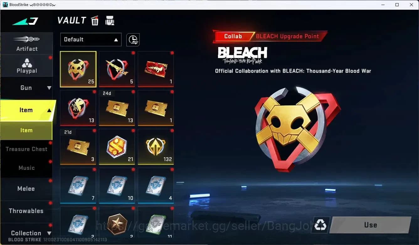 Blood Strike Accounts ASIA |MELE,KATANA|COLLAB,MCX EVA|ULTRA,UMP45,VECTO image 6