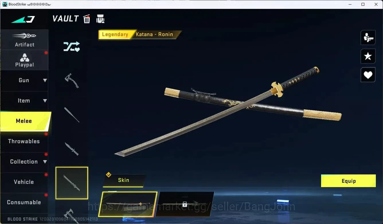Blood Strike Accounts ASIA |MELE,KATANA|COLLAB,MCX EVA|ULTRA,UMP45,VECTO image 9