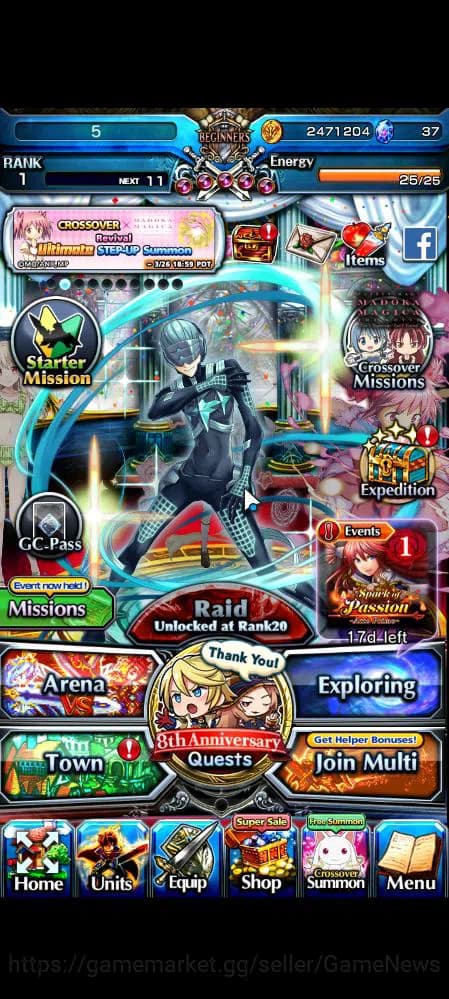 Grand Summoners Accounts Global|Rank 1|11 Ascend|InumutaTW,MadokaTW,Kirisam image 1