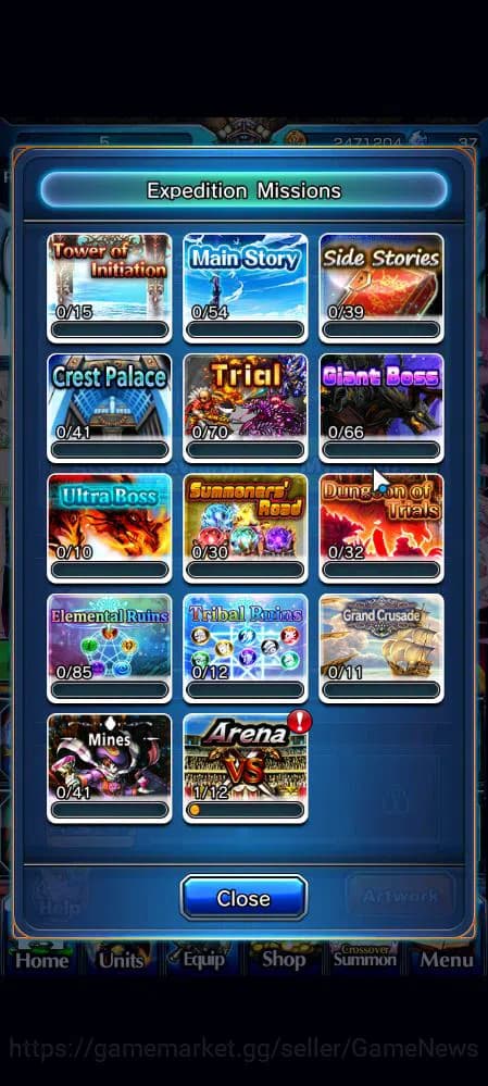 Grand Summoners Accounts Global|Rank 1|11 Ascend|InumutaTW,MadokaTW,Kirisam image 10