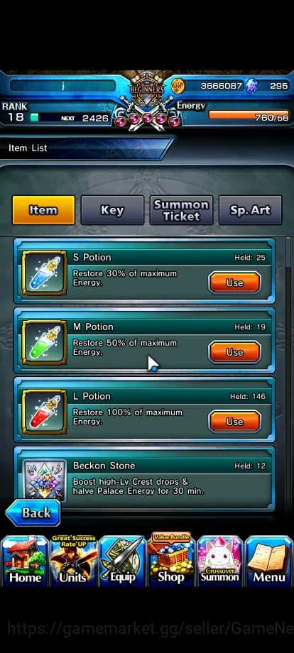 Grand Summoners Accounts Global|Rank 59|7 Ascend|ChloeTW,Roy,S Miyu,WH Fen, image 5