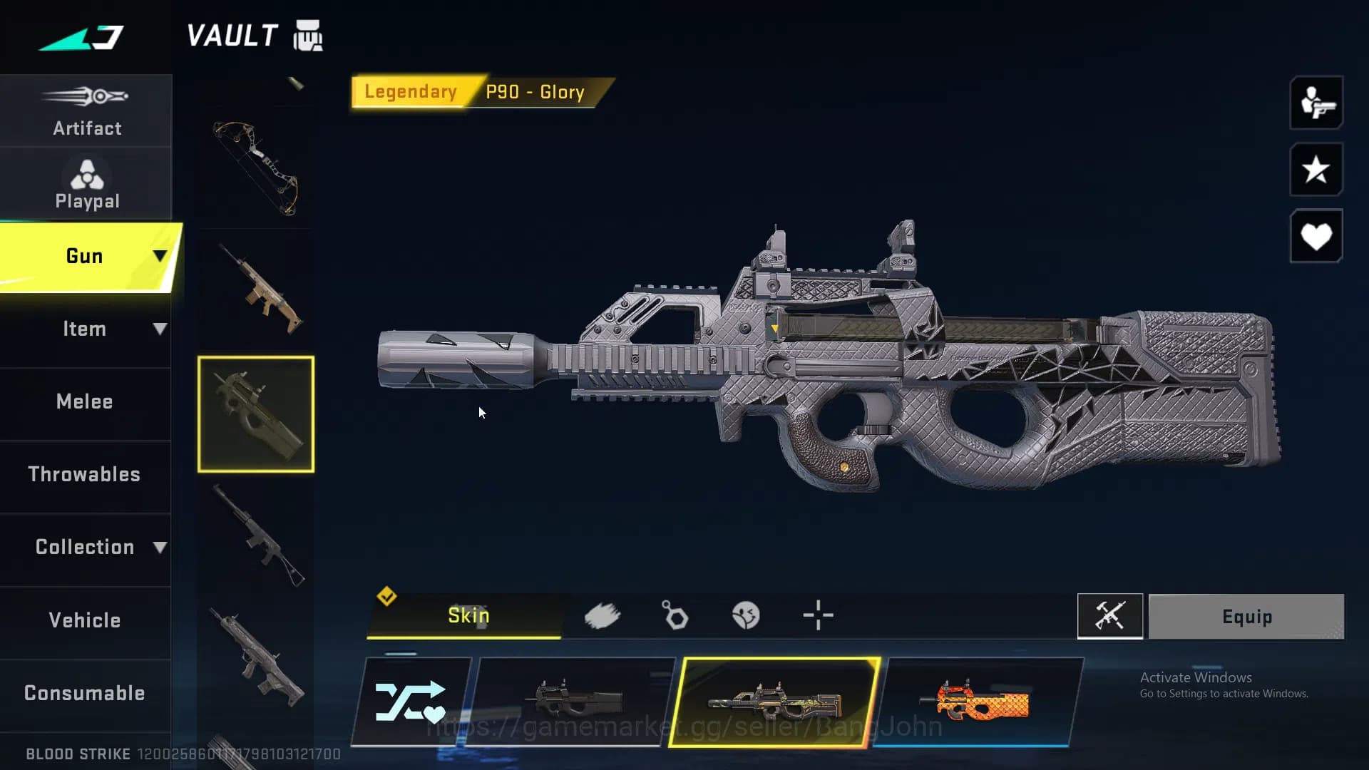Blood Strike Accounts ASIA | 4 Eternal | Eternal M700 AOT | Eternal Uzi image 4