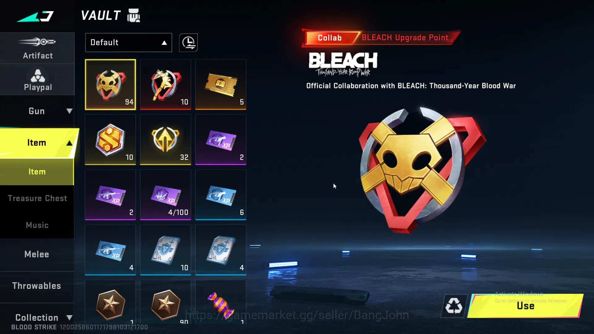Blood Strike Accounts ASIA | 4 Eternal | Eternal M700 AOT | Eternal Uzi image 5