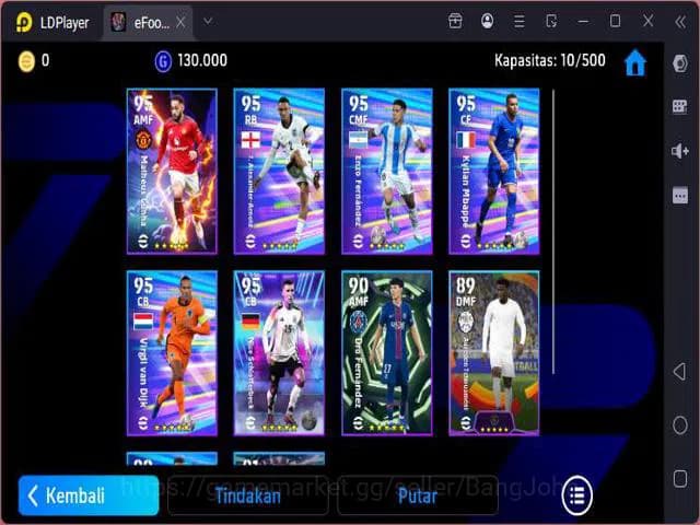 eFootball Accounts ANDROID|PW 2991|Ibrahimovic + Gerrard + Totti + Sh image 1