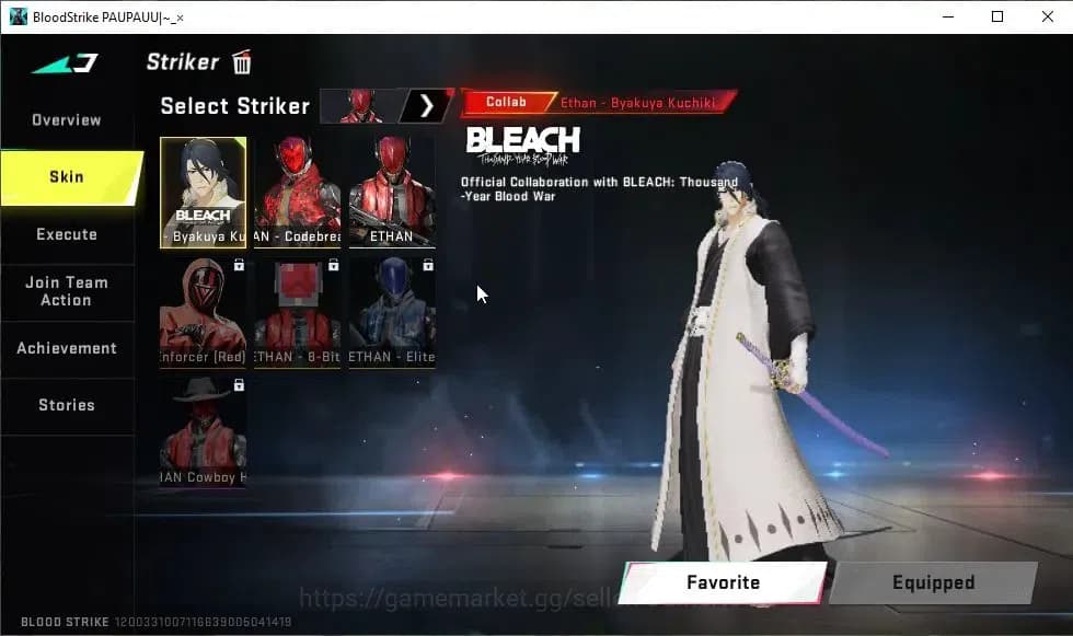 Blood Strike Accounts ASIA|ETERNAL Uzi-Scorpius Lv2|13 ULTRA|Collab 7DS[ image 3