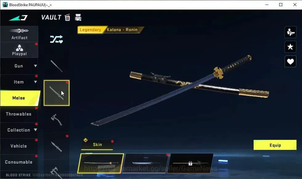 Blood Strike Accounts ASIA|ETERNAL Uzi-Scorpius Lv2|13 ULTRA|Collab 7DS[ image 5