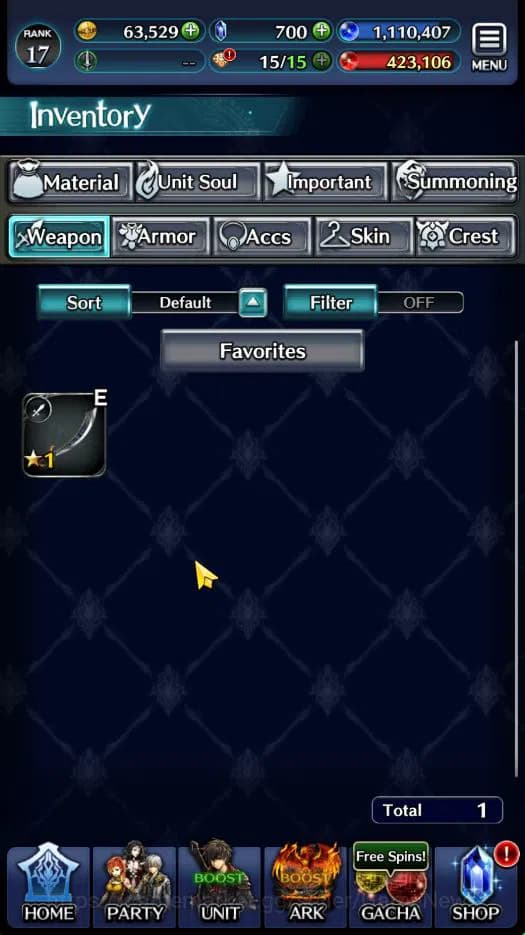 Last Cloudia Accounts GLOBAL | Rank 17 | Hinata Sakaguchi, PoG Zero, God image 8