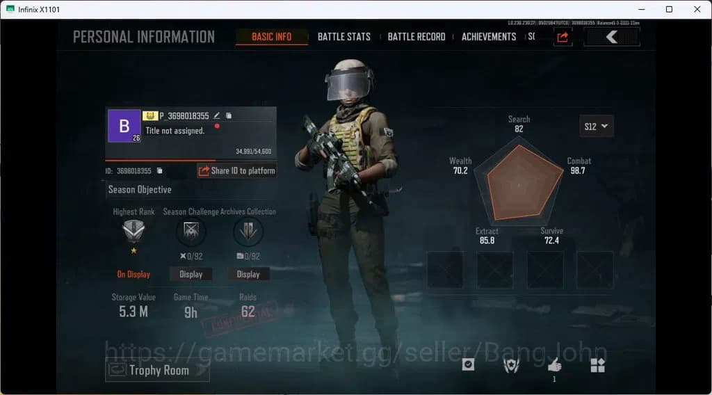 Arena Breakout Accounts MOBILE Lvl 30 |SV 5,3M |CV 4,2M|MORE SKIN,MORE DET image 1