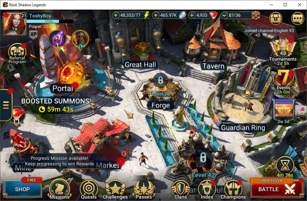 Raid: Shadow Legends Accounts Lv22 362K Power|4,9K Gems|1 Mythical (Toshiro)|17 image 1