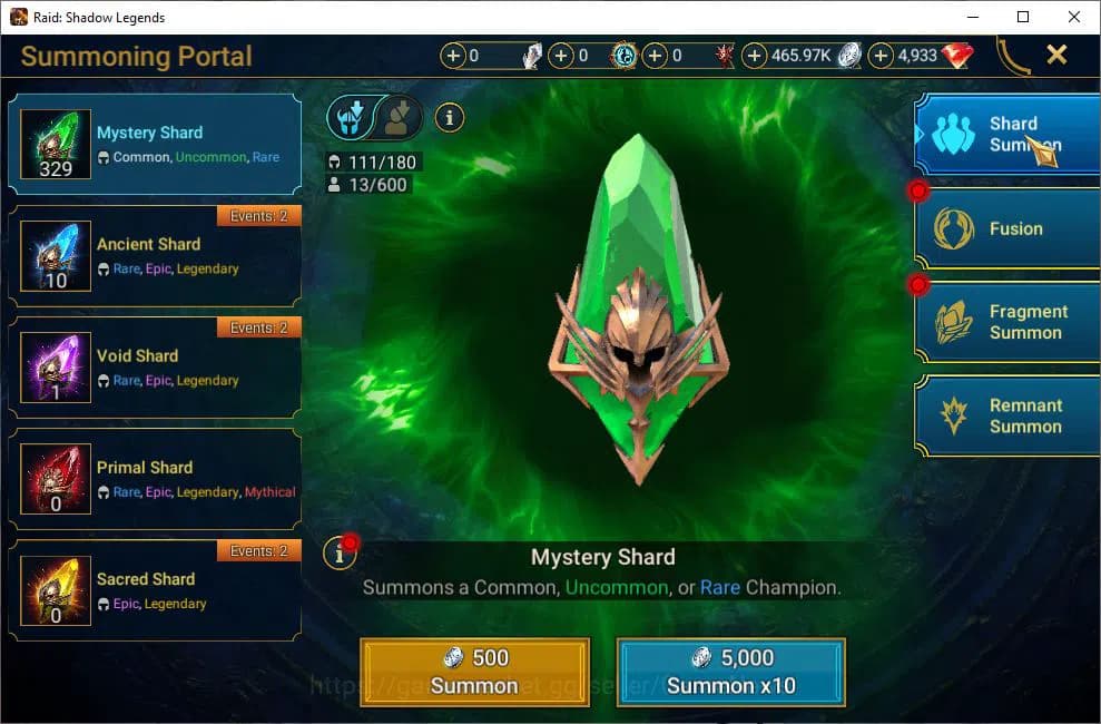Raid: Shadow Legends Accounts Lv22 362K Power|4,9K Gems|1 Mythical (Toshiro)|17 image 17