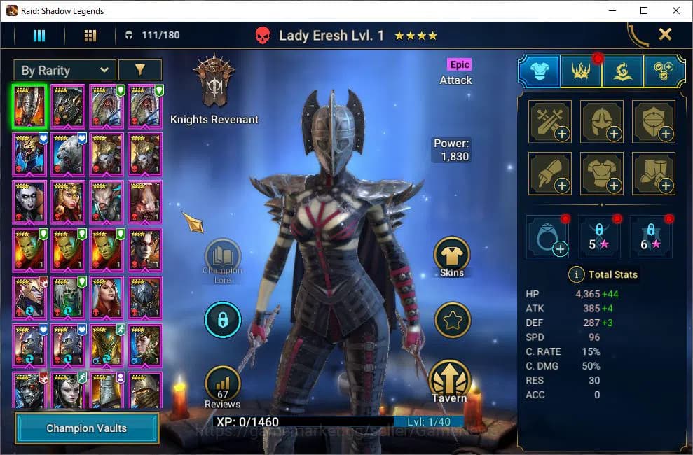 Raid: Shadow Legends Accounts Lv22 362K Power|4,9K Gems|1 Mythical (Toshiro)|17 image 4