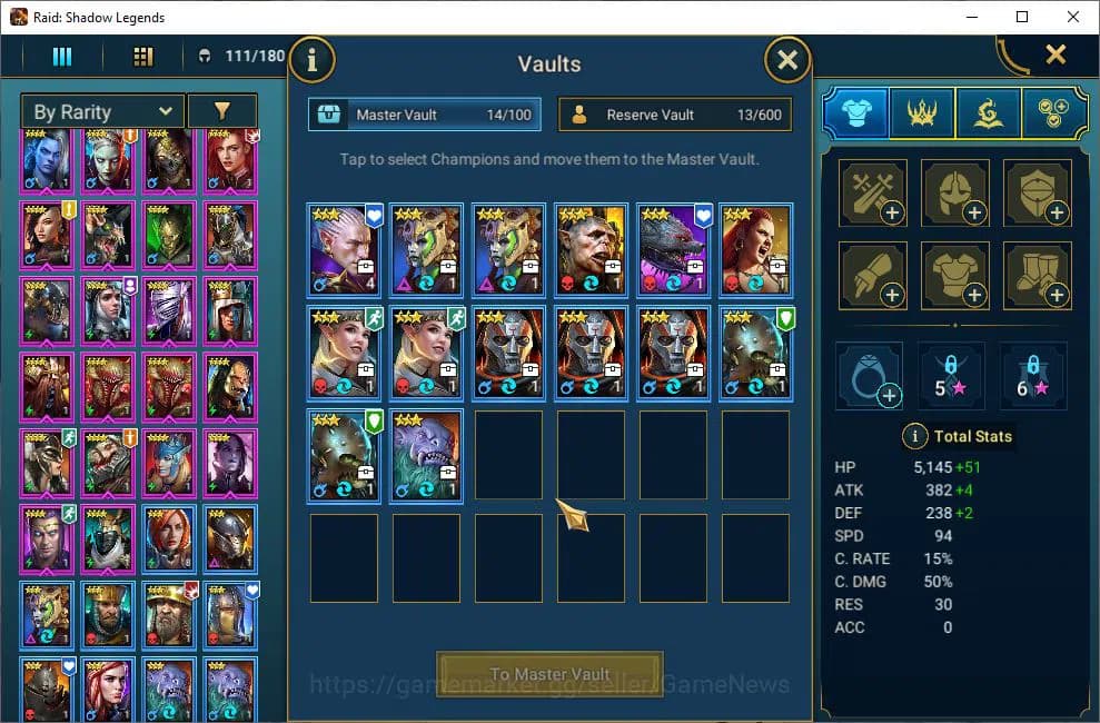 Raid: Shadow Legends Accounts Lv22 362K Power|4,9K Gems|1 Mythical (Toshiro)|17 image 6