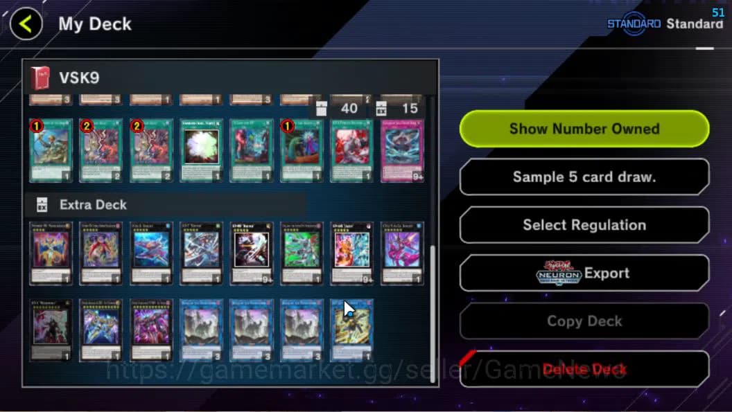 Yu-Gi-Oh! Master Duel Accounts Lv 18 | 20 Deck |RadiantTyphoon, VSK9,Dracotail,Do image 5