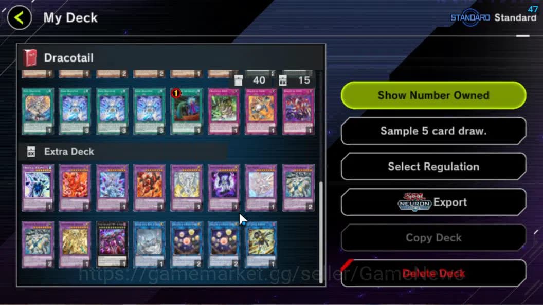 Yu-Gi-Oh! Master Duel Accounts Lv 18 | 20 Deck |RadiantTyphoon, VSK9,Dracotail,Do image 7
