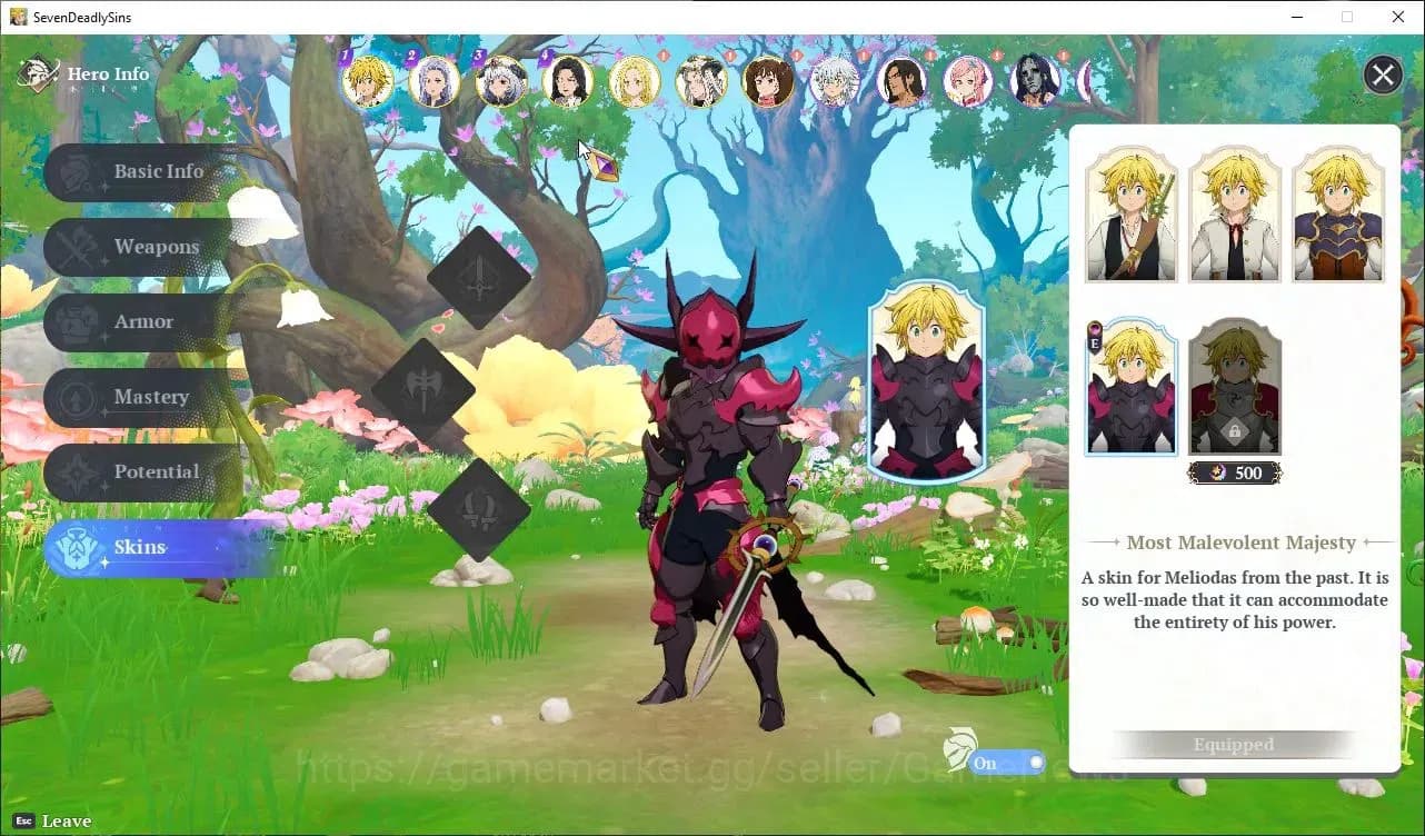 The Seven Deadly Sins: Origin Accounts SEA|Lvl 43|7 SSR|MeliodasP6,MannieP5,DrakeP1,Guila image 4