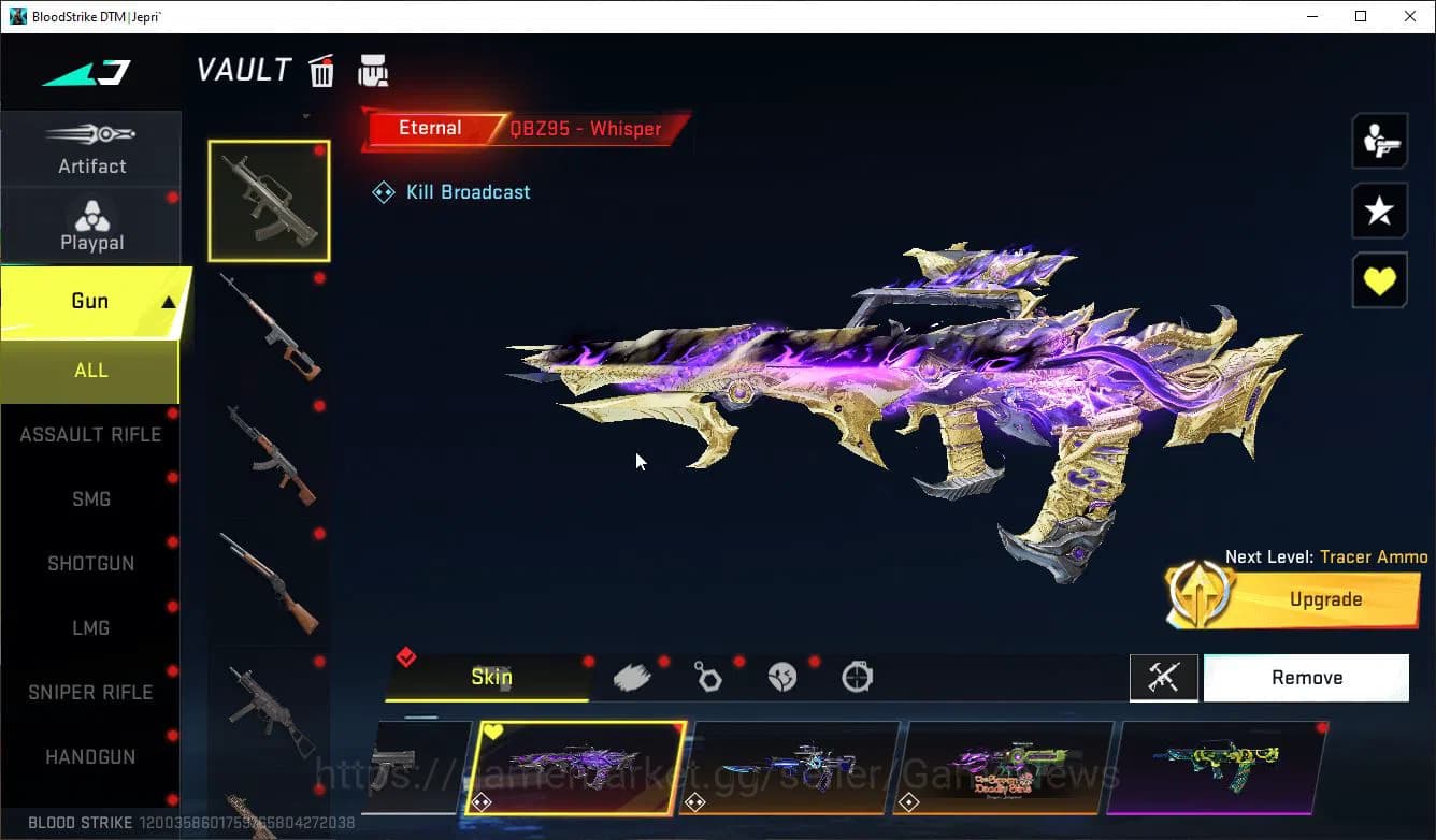 Blood Strike Accounts ASIA|ETERNAL(QBZ95,M82)+3 MELE+Colab 7DS(AK47,M700 image 10