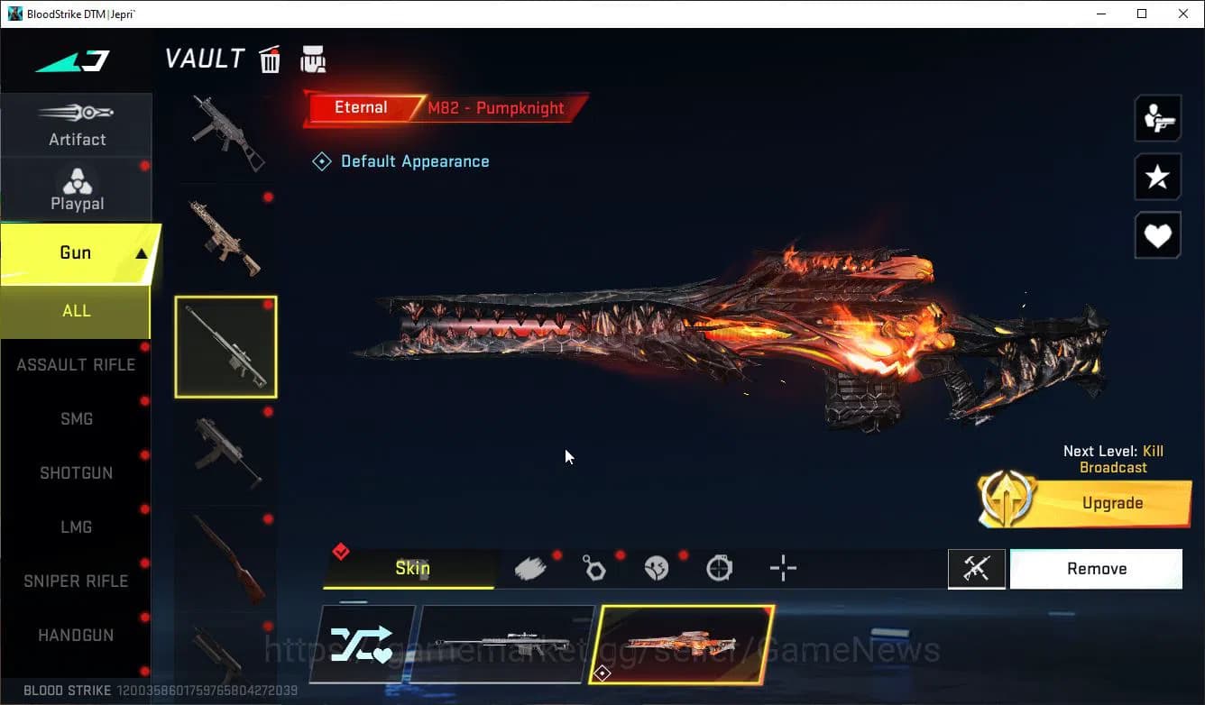 Blood Strike Accounts ASIA|ETERNAL(QBZ95,M82)+3 MELE+Colab 7DS(AK47,M700 image 11