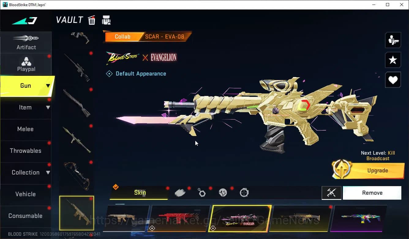 Blood Strike Accounts ASIA|ETERNAL(QBZ95,M82)+3 MELE+Colab 7DS(AK47,M700 image 16