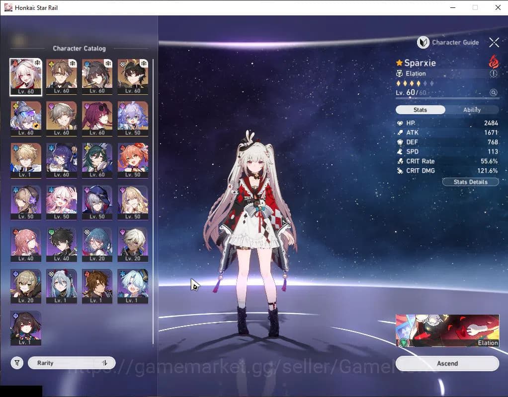 Honkai Star Rail Accounts ASIA|TL 49|1,7K SJ|5 Limited| Sparxie,Kafka,Silver image 10