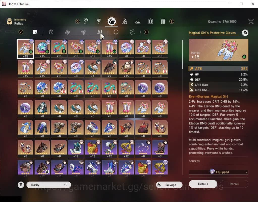 Honkai Star Rail Accounts ASIA|TL 49|1,7K SJ|5 Limited| Sparxie,Kafka,Silver image 7