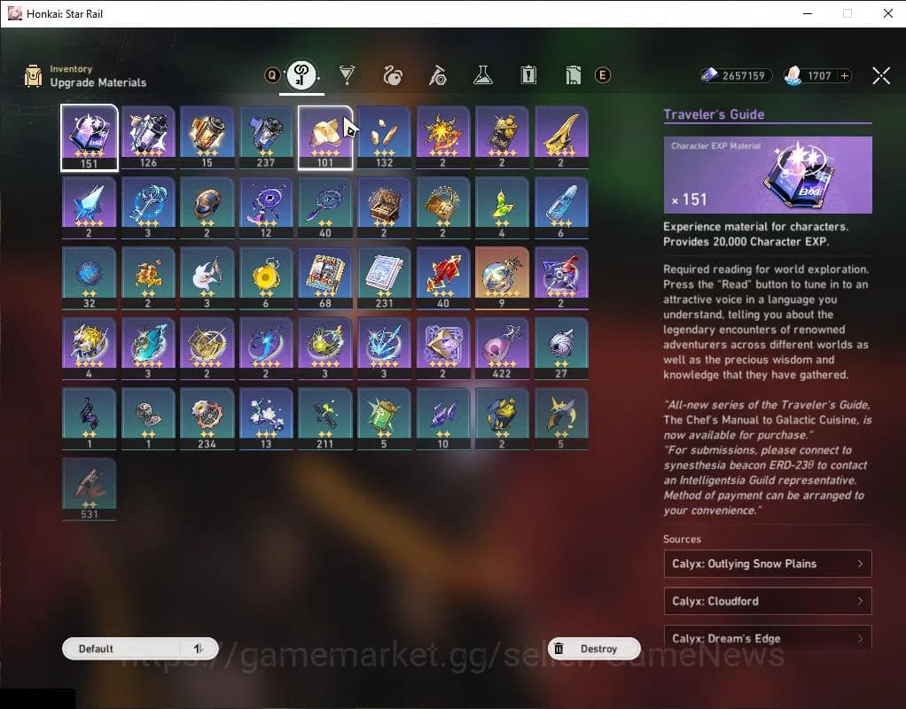 Honkai Star Rail Accounts ASIA|TL 49|1,7K SJ|5 Limited| Sparxie,Kafka,Silver image 8