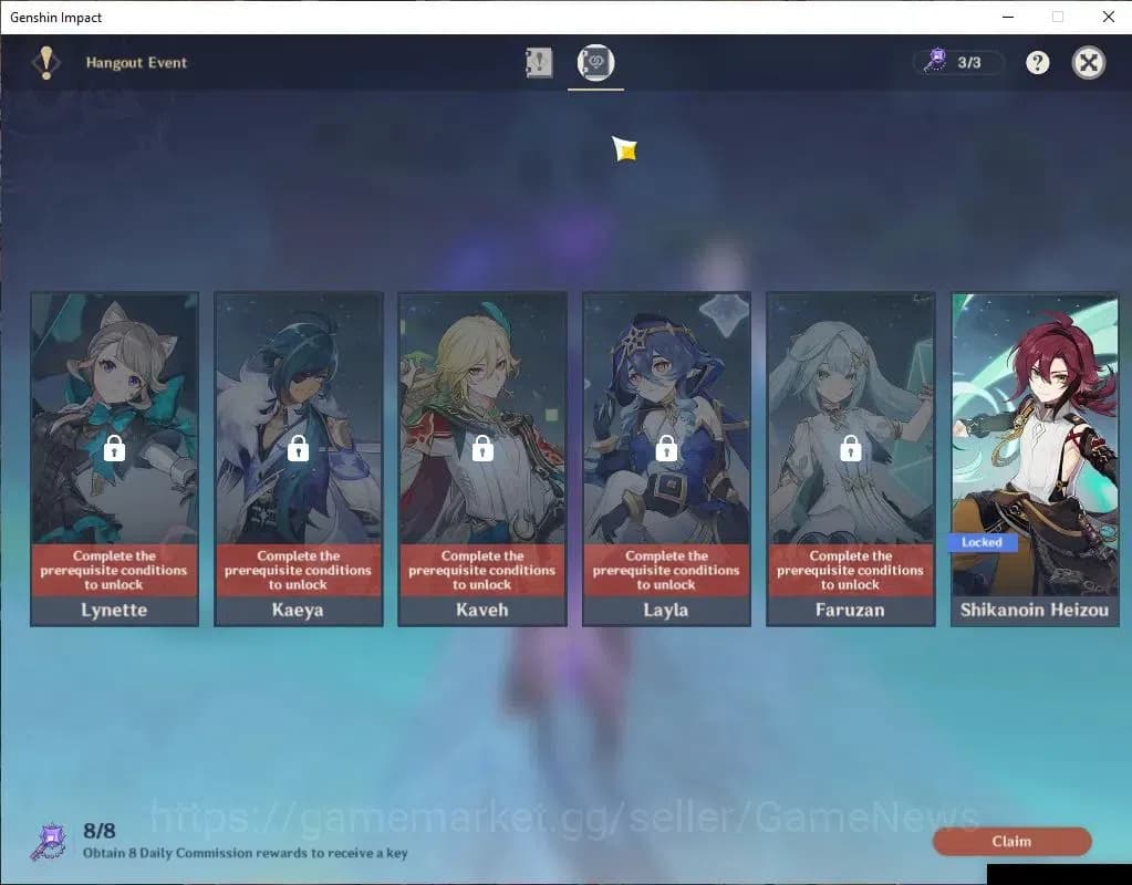 Genshin Impact Accounts ASIA|AR 55|8 Limited+5(*5Weapon)|Raiden+Sign,Kazuh image 13