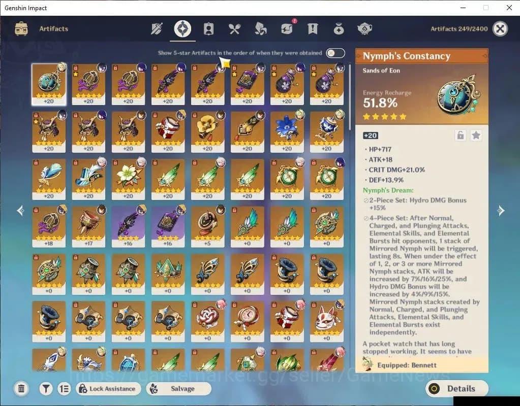 Genshin Impact Accounts ASIA|AR 55|8 Limited+5(*5Weapon)|Raiden+Sign,Kazuh image 6