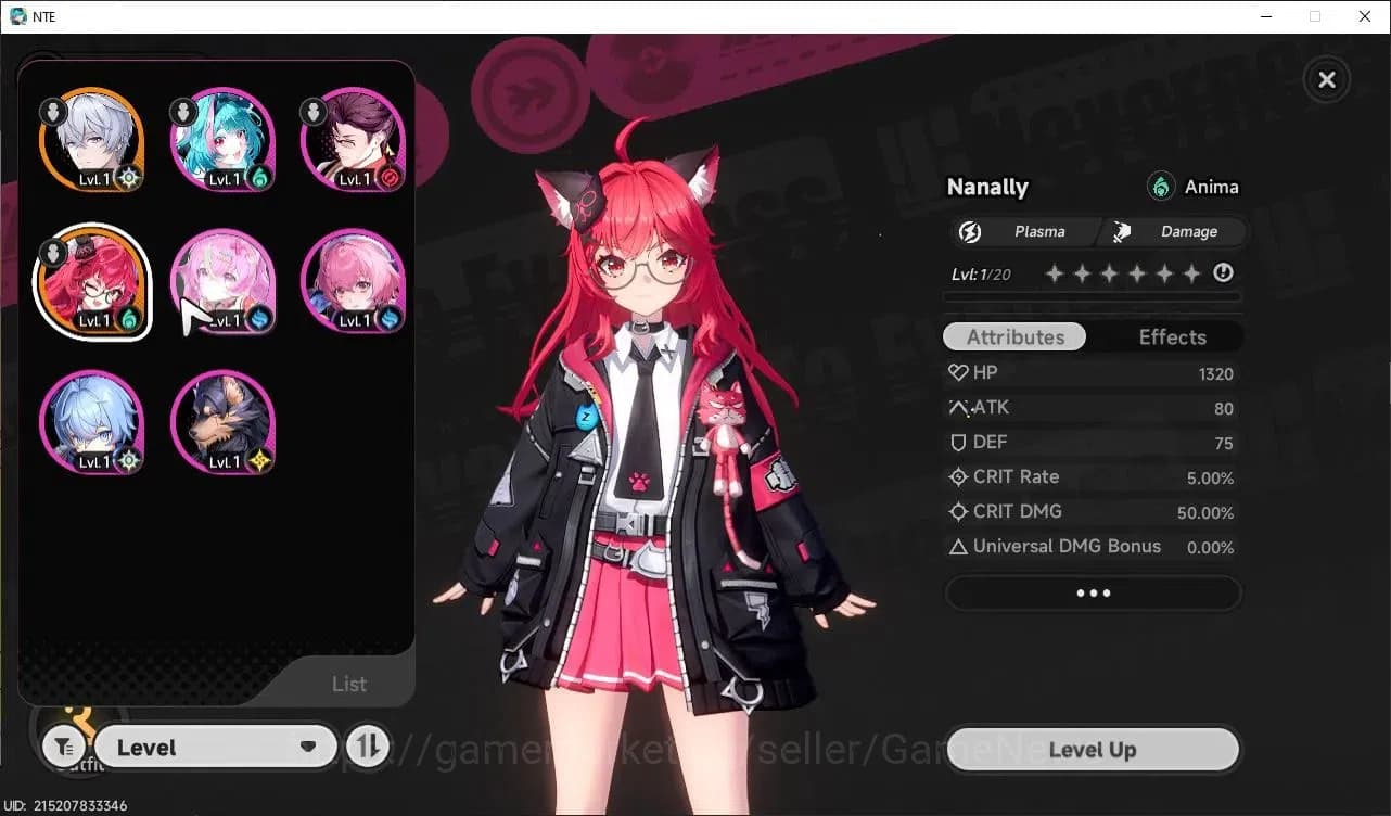 Neverness to Everness Accounts GLOBAL EU|HL 3|1 SSR Limited Nanally + Selector ON image 1
