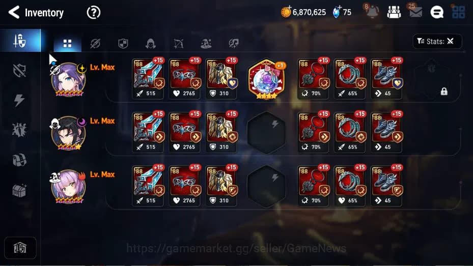 Epic Seven Accounts GLOBAL Unverif|New Era|2 ML(Salome, LW Peira, BW I image 10