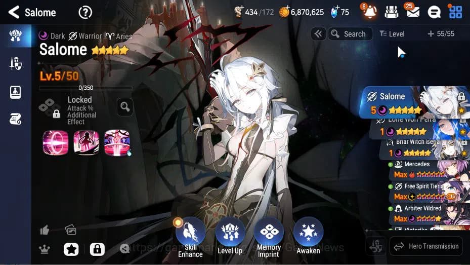 Epic Seven Accounts GLOBAL Unverif|New Era|2 ML(Salome, LW Peira, BW I image 2