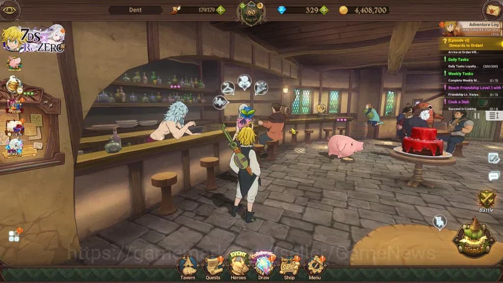 The Seven Deadly Sins: Grand Cross Accounts Global|1,1M CC|Chapter 4|2LR+3UR+Collab|Helbram,Su image 1